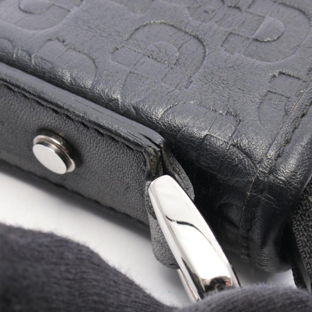 GUCCI Black Leather Horsebit Shoulder Bag - Picture 7 of 11
